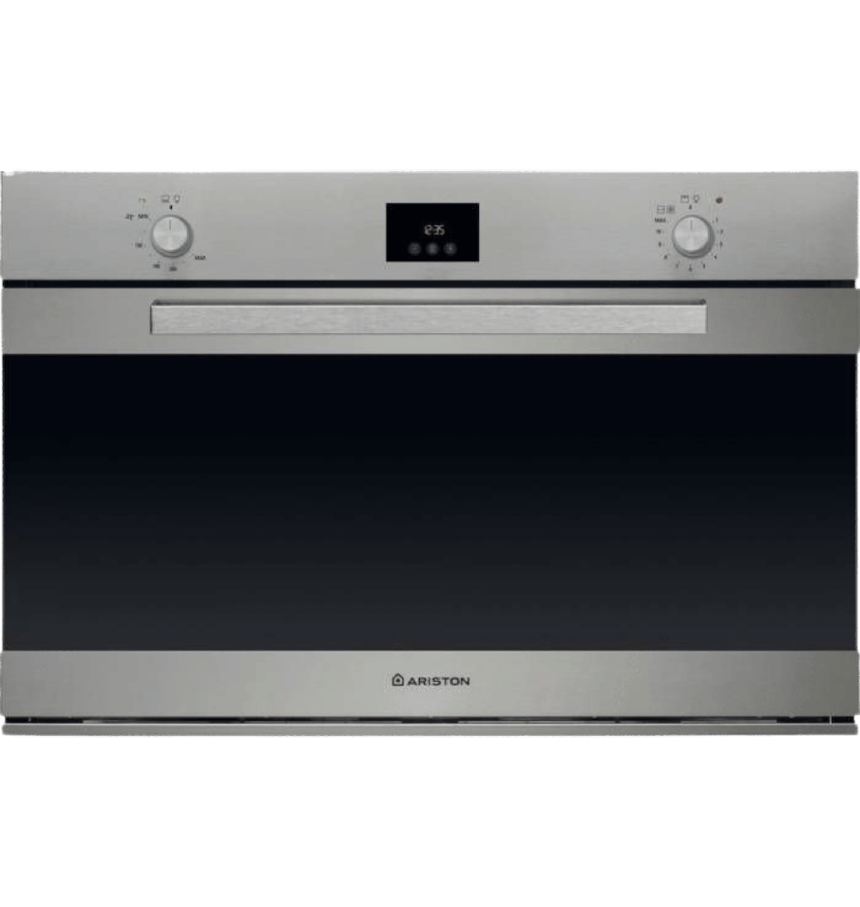 فرن اريستون 90 سم غاز شوايه كهرباء ومروحه GESM55IXA30